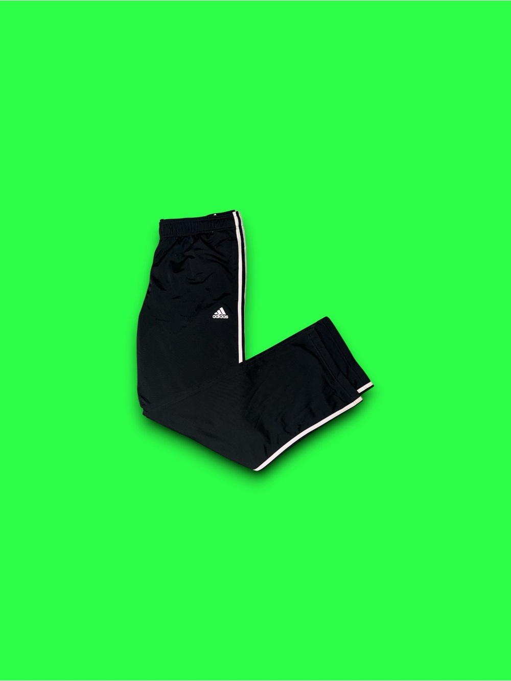 Vintage Y2K Adidas 3 Stripe Mens Wide Leg Track Pants XL